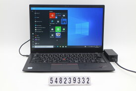 Lenovo ThinkPad X1 Carbon 6th Gen Core i7 8550U 1.8GHz/16GB/256GB(SSD)/14W/FHD(1920x1080)/Win10【中古】【20231011】