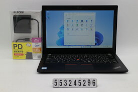 Lenovo ThinkPad X280 Core i5 8350U 1.7GHz/8GB/256GB(SSD)/12.5W/FWXGA(1366x768)/Win11 キーボード難あり【中古】【20240510】