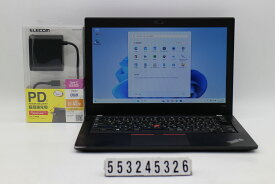 Lenovo ThinkPad X280 Core i5 8350U 1.7GHz/8GB/256GB(SSD)/12.5W/FWXGA(1366x768)/Win11 トラックポイント不良【中古】【20240510】