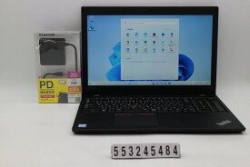 Lenovo ThinkPad L580 Core i7 8550U 1.8GHz/8GB/256GB(SSD)/15.6W/FWXGA(1366x768)/Win11【中古】【20240521】