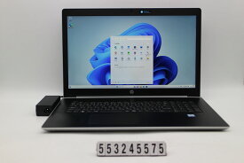 hp ProBook 470 G5 Core i7 8550U 1.8GHz/16GB/256GB(SSD)+1TB/17.3W/FHD(1920x1080)/Win11/GeForce 930MX【中古】【20240525】