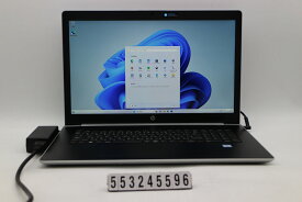 hp ProBook 470 G5 Core i7 8550U 1.8GHz/16GB/256GB(SSD)+1TB/17.3W/FHD(1920x1080)/Win11/GeForce 930MX【中古】【20240525】