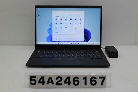 Lenovo ThinkPad X1 Carbon 8th Gen Core i5 10210U 1.6GHz/8GB/256GB(SSD)/14W/FHD(1920x1080)/Win11 画面ムラあり【中古】【20250422】