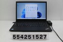 Lenovo ThinkPad E590 Core i3 8145U 2.1GHz/8GB/256GB(SSD)/15.6W/FHD(1920x1080)/Win11 カメラ不良【中古】【20250625】