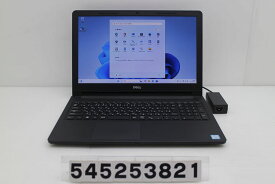 DELL Vostro 3578 Core i3 8130U 2.2GHz/8GB/128GB(SSD)/Multi/15.6W/FWXGA(1366x768)/Win11【中古】【20250626】