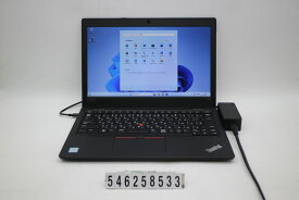 Lenovo ThinkPad L380 Core i3 8130U 2.2GHz/8GB/256GB(SSD)/13.3W/FWXGA(1366x768)/Win11【中古】【20250930】