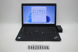 Lenovo ThinkPad L380 Core i3 8130U 2.2GHz/8GB/256GB(SSD)/13.3W/FWXGA(1366x768)/Win11【中古】【20250930】