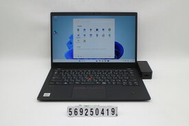 Lenovo ThinkPad X1 Carbon 8th Gen Core i5 10210U 1.6GHz/16GB/256GB(SSD)/14W/FHD(1920x1080)/Win11【中古】【20260121】