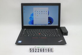 Lenovo ThinkPad X280 Core i5 8250U 1.6GHz/8GB/128GB(SSD)/12.5W/FHD(1920x1080)/Win11【中古】【20260416】