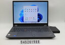 Lenovo ThinkPad P16 Gen1 Core i7 12800HX 2GHz/32GB/1TB/WUXGA(1920x1200)/Win11/NVIDIA RTX A2000 8GB Laptop GPU【中古】【20260604】