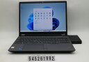 Lenovo ThinkPad P16 Gen1 Core i7 12800HX 2GHz/32GB/1TB/WUXGA(1920x1200)/Win11/NVIDIA RTX A2000 8GB Laptop GPU【中古】【20260604】