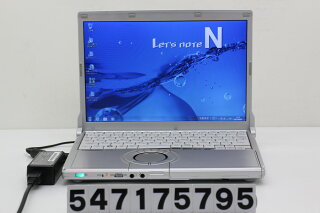 PanasonicCF-N9KW5MDSCorei5M5202.4GHz/4GB/128GB(SSD)/12.1W/WXGA(1280x800)/Win7【中古】【20170804】