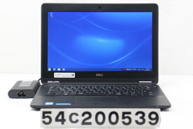 DELL Latitude E7270 Core i5 6300U 2.4GHz/8GB/128GB(SSD)/12.5W/FWXGA(1366x768)/Win7【中古】【20201229】