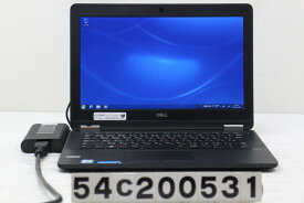 DELL Latitude E7270 Core i5 6300U 2.4GHz/8GB/128GB(SSD)/12.5W/FWXGA(1366x768)/Win7【中古】【20201230】