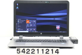 hp ProBook 470 G3 Core i7 6500U 2.5GHz/8GB/256GB(SSD)+1TB/Multi/17.3W/WXGA++(1600x900)/Win10/Radeon R7 M340【中古】【20210219】