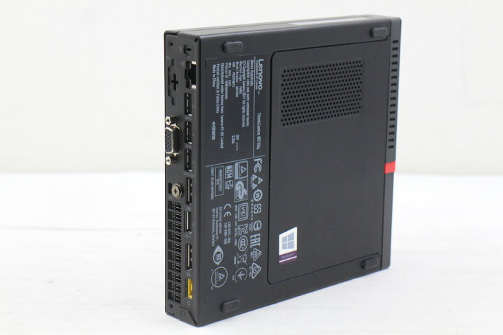 楽天市場】Lenovo ThinkCentre M710q Tiny Core i5 7400T 2.4GHz/8GB