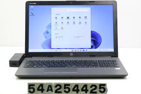 hp 250 G7 Core i5 8265U 1.6GHz/8GB/256GB(SSD)/Multi/15.6W/FWXGA(1366x768)/Win11【中古】【20260115】