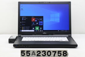 富士通 LIFEBOOK A577/T Core i3 7130U 2.7GHz/8GB/256GB(SSD)/15.6W/FWXGA(1366x768)/Win10【中古】【20231226】