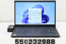 Lenovo ThinkPad X1 Carbon 8th Gen Core i5 10210U 1.6GHz/8GB/256GB(SSD)/14W/FHD(1920x1080)/Win11 液晶目立つムラ【中古】【20240223】