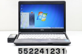 富士通 LIFEBOOK S762/G Core i5 3340M 2.7GHz/4GB/320GB/13.3W/FWXGA(1366x768)/Win7【中古】【20240323】