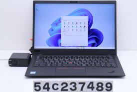 【ジャンク品】Lenovo ThinkPad X1 Carbon 6th Gen Core i5 8350U 1.7GHz/16GB/256GB(SSD)/Win11 バッテリー完全消耗【中古】【20240420】