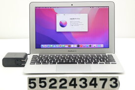 Apple MacBook Air A1465 Early 2015 Core i5 5250U 1.6GHz/4GB/120GB(SSD) バッテリーメッセージあり【中古】【20240412】