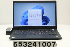 【ジャンク品】Lenovo ThinkPad T490s Core i7 8665U 1.9GHz/32GB/1TB(SSD)/14W/FHD(1920x1080)/Win11 ファン不良【中古】【20240416】