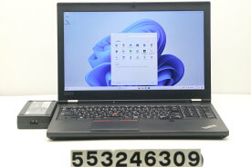 Lenovo ThinkPad P53 Core i7 9850H 2.6GHz/16GB/512GB(SSD)/15.6W/FHD(1920x1080)/Win11/Quadro T1000【中古】【20240508】
