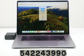 Apple MacBook Pro A2141 2019 スペースグレイ Core i7 9750H 2.6GHz/16GB/500GB(SSD)/16W/WQXGA/Radeon Pro 5300M【中古】【20240528】