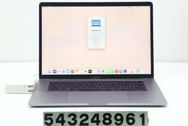 Apple MacBook Pro A1990 2018 スペースグレイ Core i7 8750H 2.2GHz/16GB/500GB(SSD)/Radeon Pro 555X 液晶ムラ【中古】【20240517】