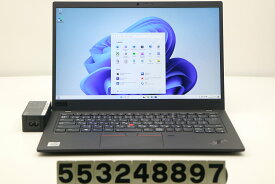 Lenovo ThinkPad X1 Carbon 8th Gen Core i5 10210U 1.6GHz/8GB/256GB(SSD)/14W/FHD(1920x1080)/Win11 液晶目立つムラ【中古】【20240529】