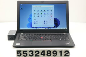 Lenovo ThinkPad X280 Core i3 8130U 2.2GHz/8GB/256GB(SSD)/12.5W/FWXGA(1366x768)/Win11【中古】【20240529】