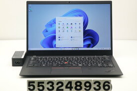 Lenovo ThinkPad X1 Carbon 6th Gen Core i5 8250U 1.6GHz/8GB/256GB(SSD)/14W/FHD(1920x1080)/Win11【中古】【20240529】