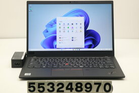 Lenovo ThinkPad X1 Carbon 8th Gen Core i5 10210U 1.6GHz/8GB/256GB(SSD)/14W/FHD(1920x1080)/Win11【中古】【20240529】