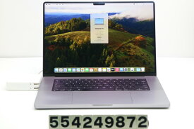 Apple MacBook Pro A2485 2021 スペースグレイ Apple M1 Pro/32GB/1TB(SSD)/16.2W/(3456x2234)/macOS Sonoma【中古】【20240606】
