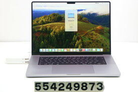 Apple MacBook Pro A2485 2021 スペースグレイ Apple M1 Pro/32GB/1TB(SSD)/16.2W/(3456x2234)/macOS Sonoma【中古】【20240606】