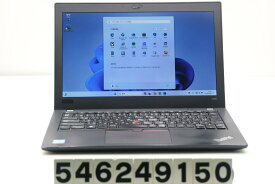 【ジャンク品】Lenovo ThinkPad X280 Core i3 8130U 2.2GHz/8GB/128GB(SSD)/12.5W/FWXGA/Win11 バッテリー膨張 AC欠品【中古】【20240907】