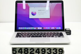 Apple MacBook Pro Retina A1502 Early 2015 Core i5 5257U 2.7GHz/8GB/256GB(SSD)/WQXGA/macOS Monterey スピーカー不良【中古】【20250402】