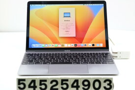 Apple MacBook Retina A1534 2017 Core i7 7Y75 1.3GHz/16GB/512GB(SSD)/12W/WQXGA(2304x1440)/macOS Ventura カメラ不良【中古】【20250702】