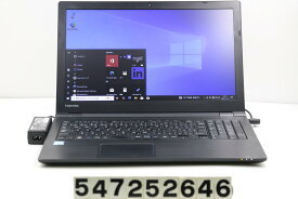 東芝 dynabook B65/H Core i5 7200U 2.5GHz/8GB/256GB(SSD)/Multi/15.6W/FWXGA(1366x768)/Win10 バッテリ劣化【中古】【20251113】
