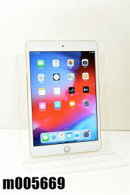 Wi-Fiモデル Apple iPad mini3 Wi-Fi 16GB iOS12.4.8 Gold MGYE2J/A 初期化済 【m005669】 【中古】【K20201016】