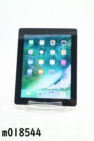 白ロム SoftBank SIMロックあり Apple iPad4 Wi-Fi+Cellular 16GB iOS10.3.4 ブラック MD522J/A 初期化済 【m018544】【中古】【K20230525】