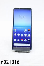 白ロム au SIMロック解除済 SONY Xperia 5 II 128GB Android12 Blue SOG02 初期化済 【m021316】【中古】【K20231130】