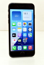 白ロム SIMフリー au SIMロック解除済 Apple iPhoneSE(第2世代) 64GB iOS18.1 ブラック MHGP3J/A 初期化済 【m024858】【中古】【K20241114】
