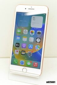 白ロム SIMフリー docomo SIMロック解除済 Apple iPhone8 Plus 256GB iOS16.7.10 Gold MQ9Q2J/A 初期化済 【m025601】【中古】【K20250110】