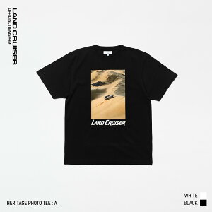 �y50%OFF�z�w���e�[�W �t�H�g �O���t�B�b�N T�V���c - �f�U�C��A HERITAGE PHOTO TEE:A 6.6oz �����@�����N�R�[�f ���j�Z�b�N�X WHITE/BLACK/M-XL �����h�N���[�U�[ �����N�� land cruiser �g���^ TOYOTA �I�t�B�V