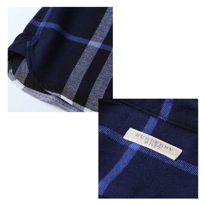 楽天市場】バーバリーBURBERRY メンズ ダークブルー シャツ 3942162 
