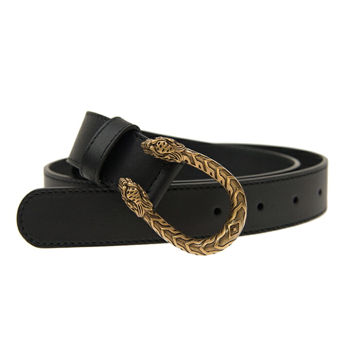 楽天市場】グッチ GUCCI レディース レザー プレートバックル ベルト 
