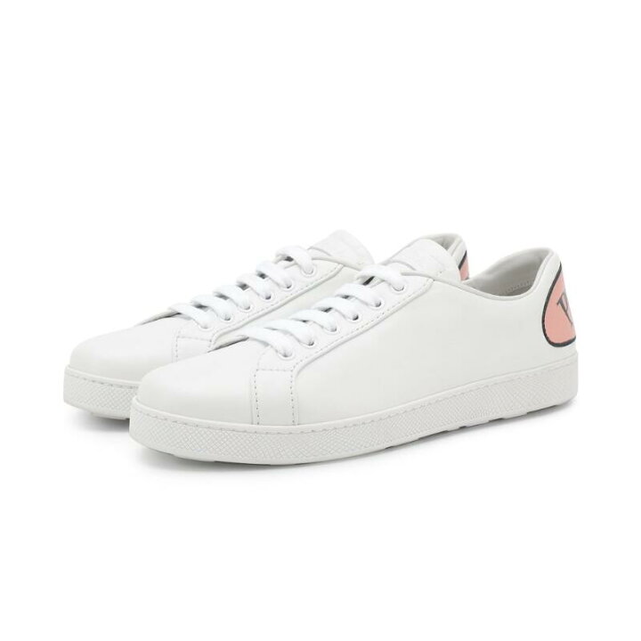 楽天市場】プラダ PRADA レディース レザーレースアップスニーカー 
