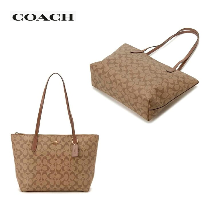 楽天市場】コーチ COACH バッグ トートバッグ レディース カーキ 